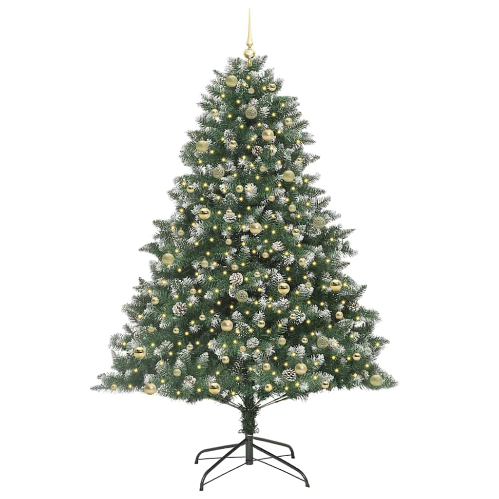 Artificial Christmas Tree with Stand Green 160 x 160 x 240 cm